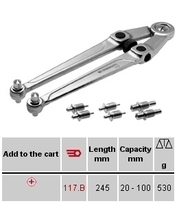 Facom 117 pin - wrench, for