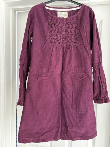 Plum corduroy fatface dress - corduroy,