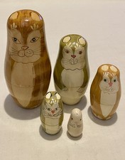 Vintage Nesting Babushka /