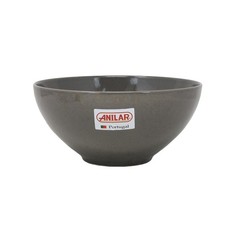 Grey Salad Bowl 24cm Large Ceramic Stoneware Pasta Food Serving Dish Tableware