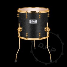 DFP Drum Wrap - Black Sparkle