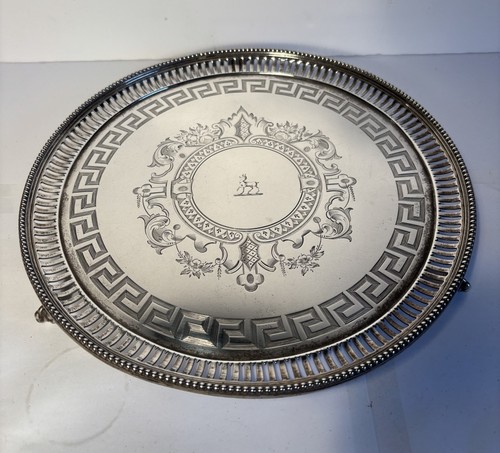 Solid silver tray henry - silver, tray.