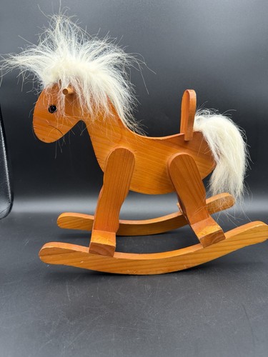 Handmade wooden rocking horse - rocking,