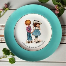 Vintage Petticoats and Pantaloons Porcelain Plate 1970s Gift Collectable