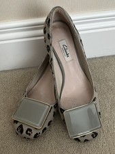 Clarks Narrative Grey Leopard