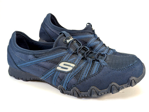 Skechers bikers navy blue - navy,