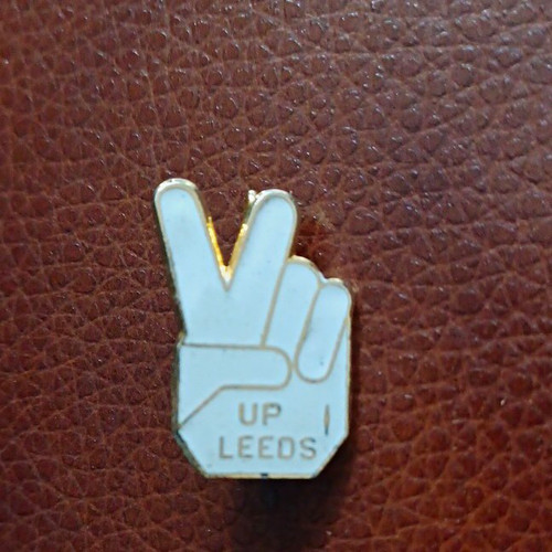 Leeds united hand - "up, leeds"