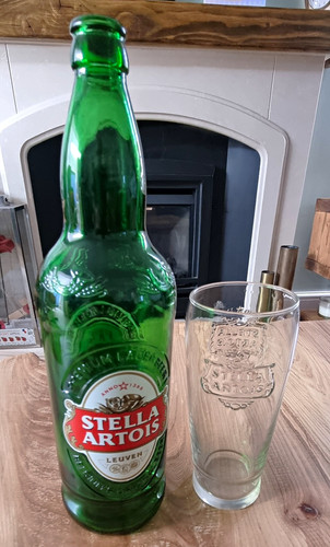 Rare litre stella artois - stella,