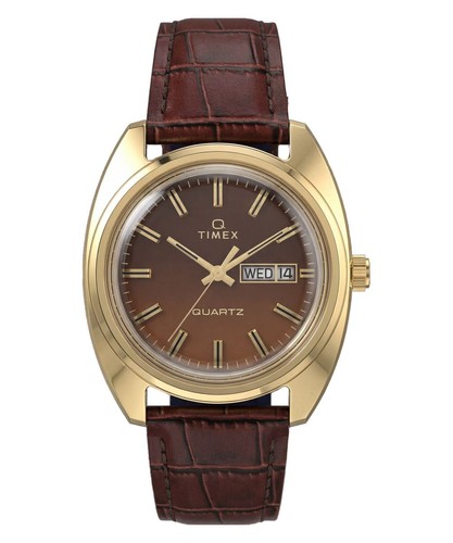 Timex brown mens analogue - timex,