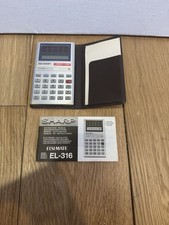 Sharp EL-316 Calculator ELSI