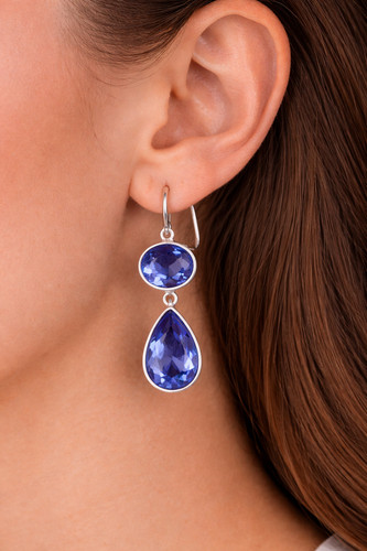 Tanzanite gemstone 925 - tanzanite,