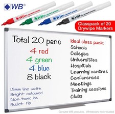 20 x Dry Erase Markers Pens