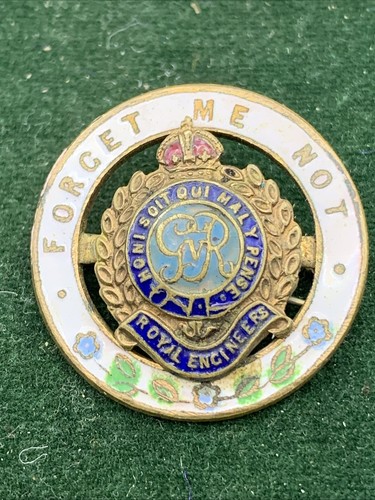Ww1 royal engineers enamelled - ww1,