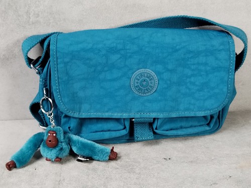 Kipling azure blue crossbody - azure,