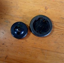 Vintage Art Deco Bakerlite Brown Light Switch With Backing Mount.