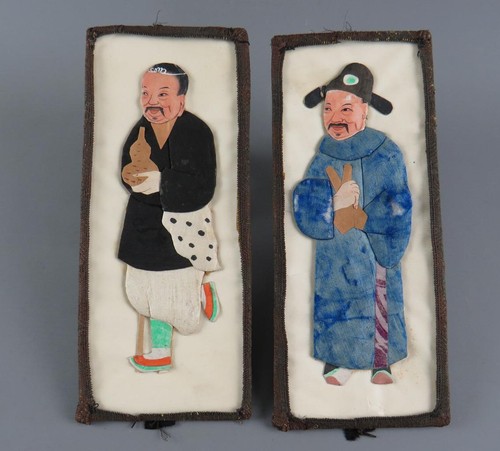Small antique chinese silk - 2,
