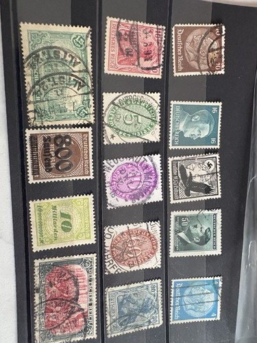 Hitler third reich stamps - hitler,
