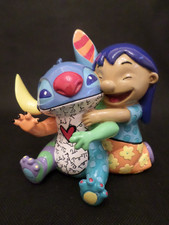RARE LILO AND STITCH CUDDLING LARGE MODEL DISNEY BY BRITTO, 4055232