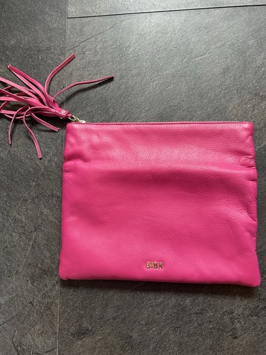 Pink biba purse - purse, tassels