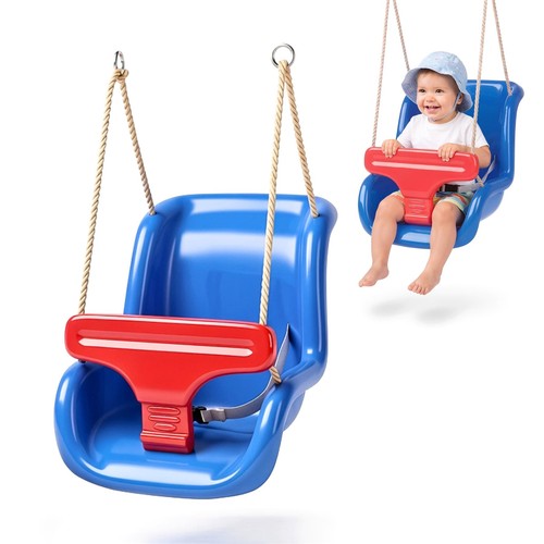 Blue toddler swing seat with - toddler,