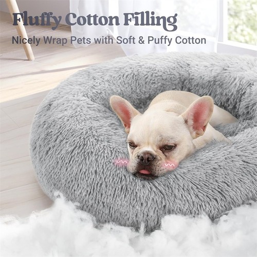 Dog bed donut soft - large, plush