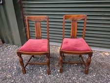 2x ERCOL Dining Chairs 1940s
