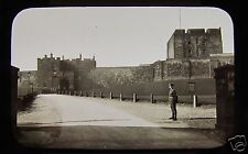 Glass Magic Lantern Slide CARLISLE CASTLE C1920 CUMBRIA ENGLAND 