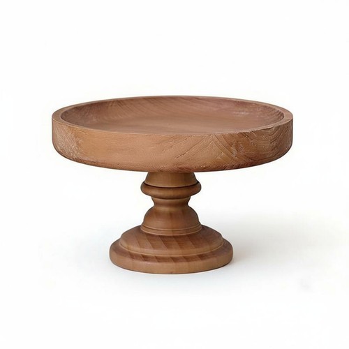Wooden cake stand vintage - wooden,