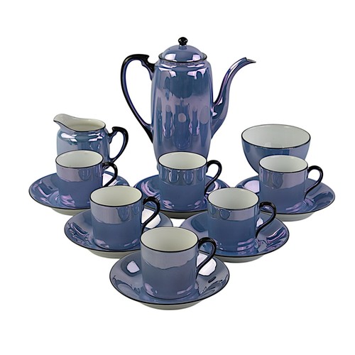 Noritake coffee set blue - coffee, set,