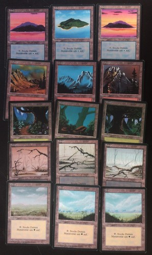 Basic land set german - 15,