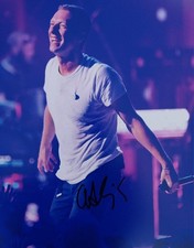 Chris Martin Coldplay Signed