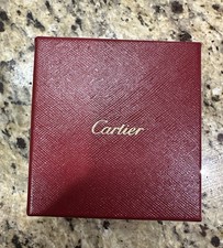 Cartier Red Ring Box Empty