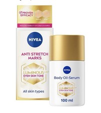 NIVEA Luminous 630 Body Oil Serum Anti Stretch Marks (100ml), Skincare Serum