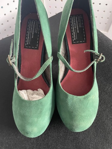 Bertie green suede - bertie,