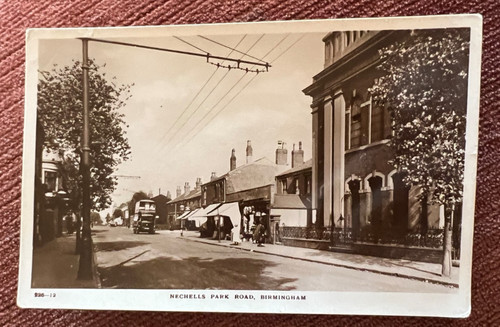 Antique postcard birmingham - antique,