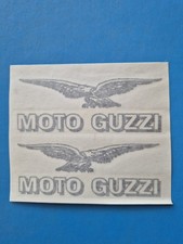 Moto Guzzi Ambassador Eldorado V750 Loop Frame  Fuel Tank Decals  ( White Tank)