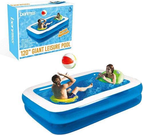 Large family swimming pool - family,