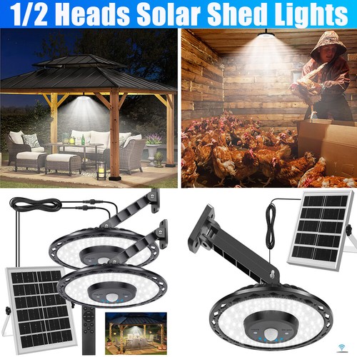 3000lm solar shed - solar, motion