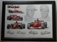 Tribute to Ferrari - Framed