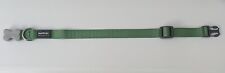 Red Dingo Classic Small Plain GREEN Nylon Dog / Puppy Collar