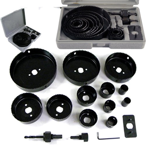 16pc hole saw set - hole, cutting