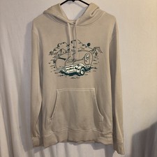 Stagecoach Festival 2024 Graphic Print Long Sleeve Tan Hoodie Mens Small