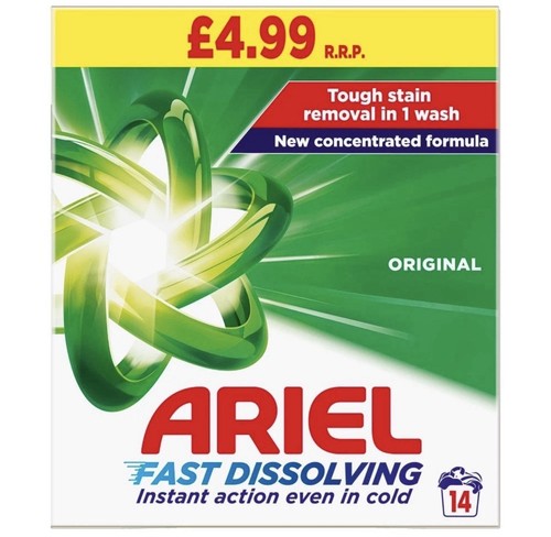 Ariel fast dissolving washing - ariel,