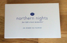 Northern Nights - Silk Pillowcase 100% Mulberry Silk - Pale Pink - RRP £39.00