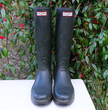 Vintage Hunter Balmoral Galloway Made in Scotland Size 9 Wellington Boot Wellies