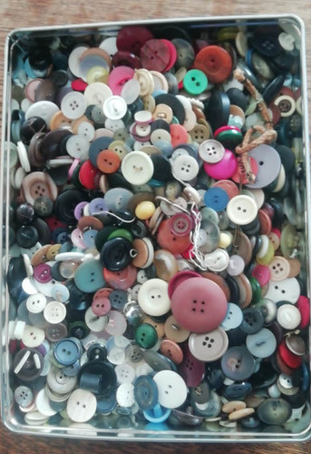 Vintage buttons assortment - vintage,