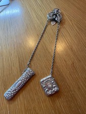 Chatelaine Antique solid silver with accessories London 1898