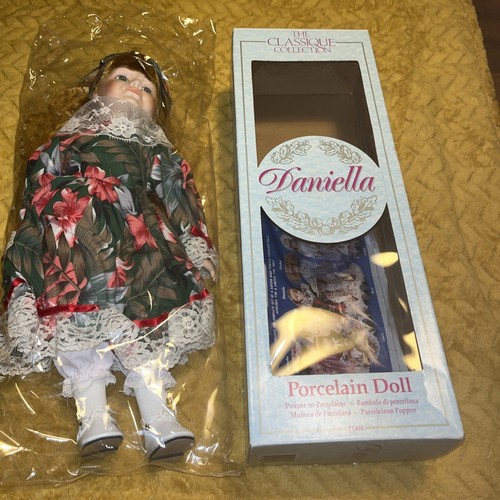 Porcelain doll daniella - porcelain,