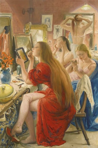 Laura knight ballerinas the - ballerinas, at