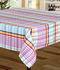 Seersucker 100% Cotton Tablecloth Multi-colour Various Colours and Sizes/Napkins